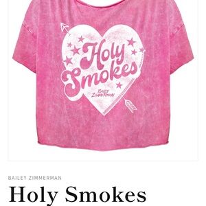 Bailey Zimmerman Pink Graphic Tee